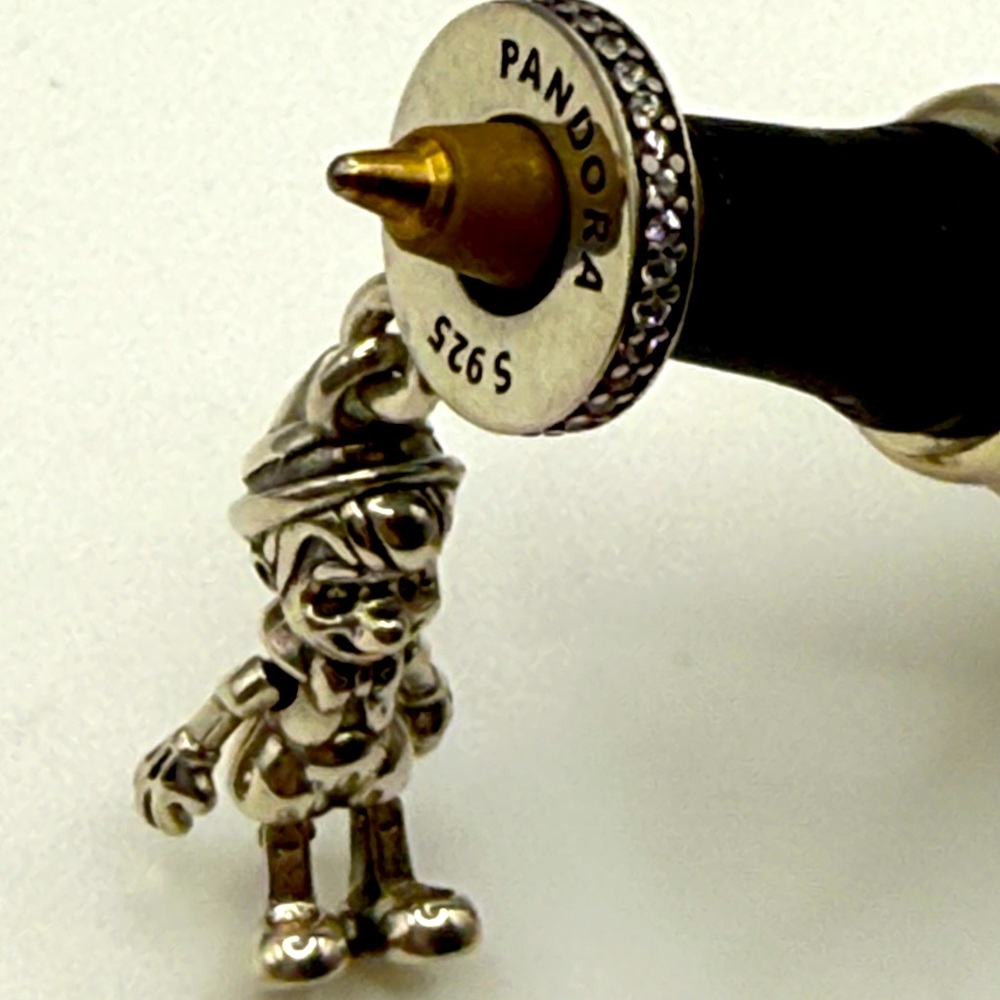 Pandora Disney Pinocchio Moving Arms & Legs! Moveable Charms Hold Their Value!